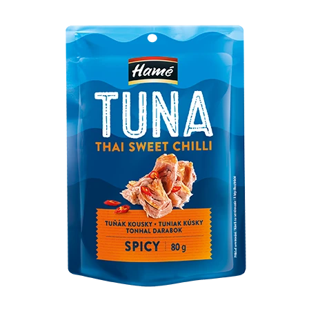 Tonhal darabok Thai sweet chilli szószban